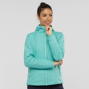 Green Salomon Outrack Insulated Women's Jacket | SDOY-70952