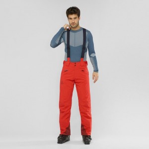 Red Salomon Force Men's Pants | SMYL-70518
